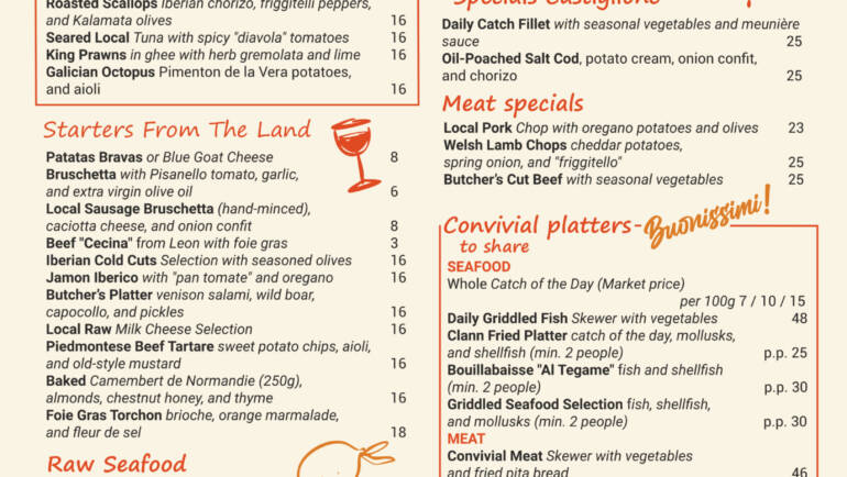 Menu EN